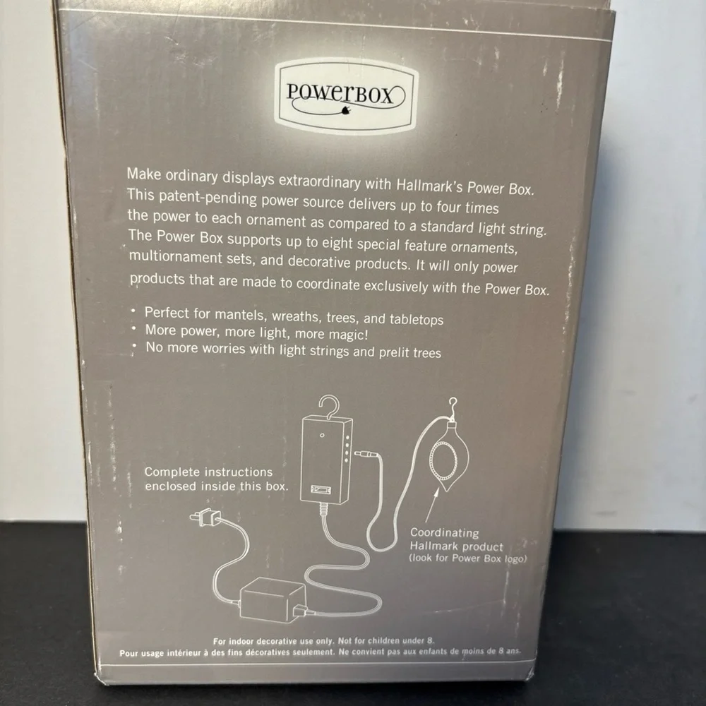 Hallmark Power Box Retired Electrical Power Supply Adapter